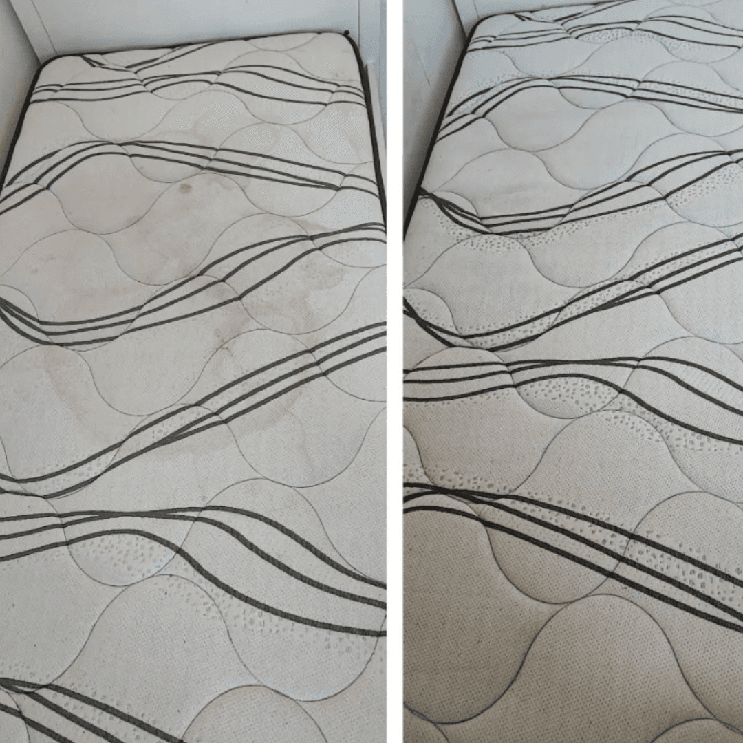 Désinfection matelas taches avant après — DKP France