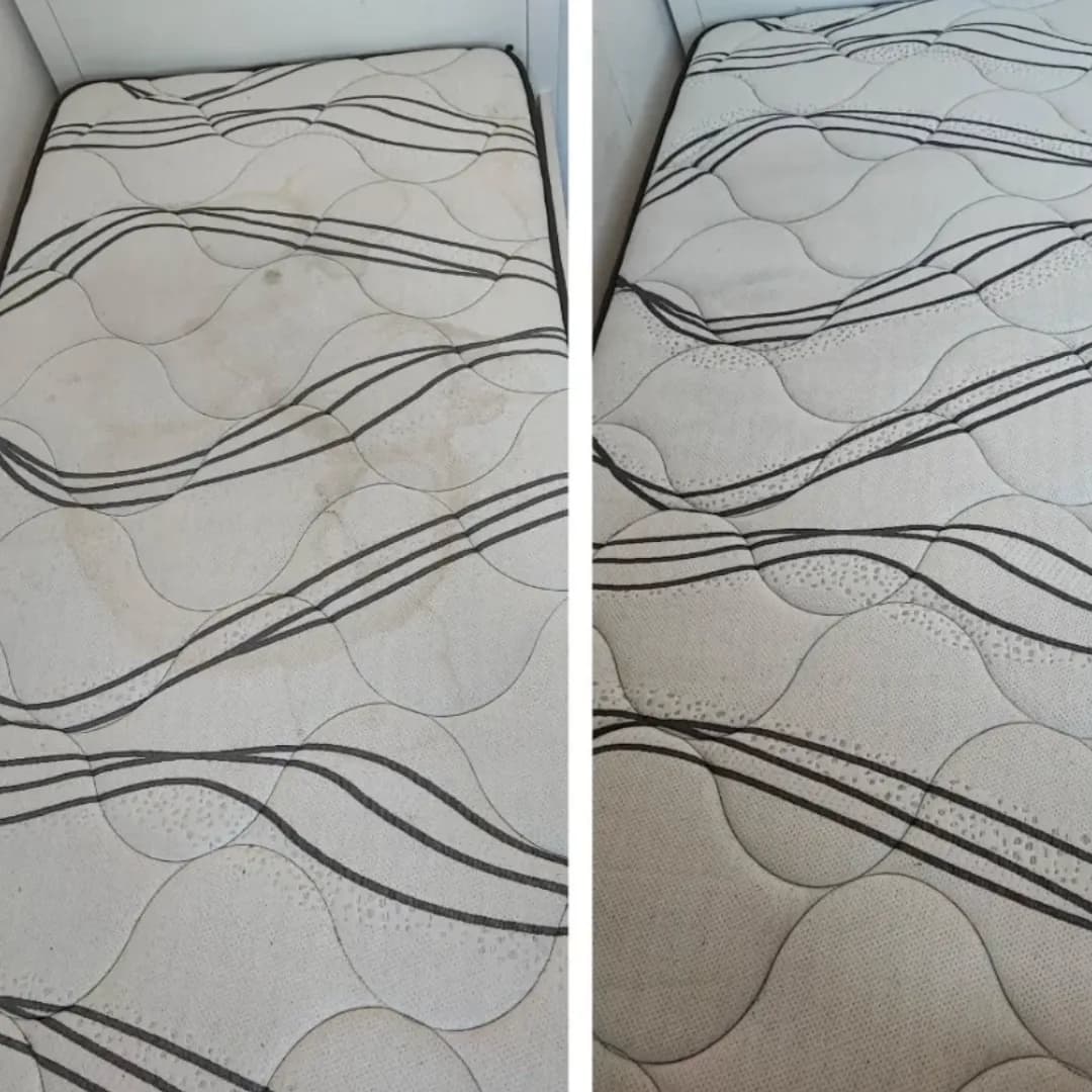 Désinfection matelas taches avant après — DKP France